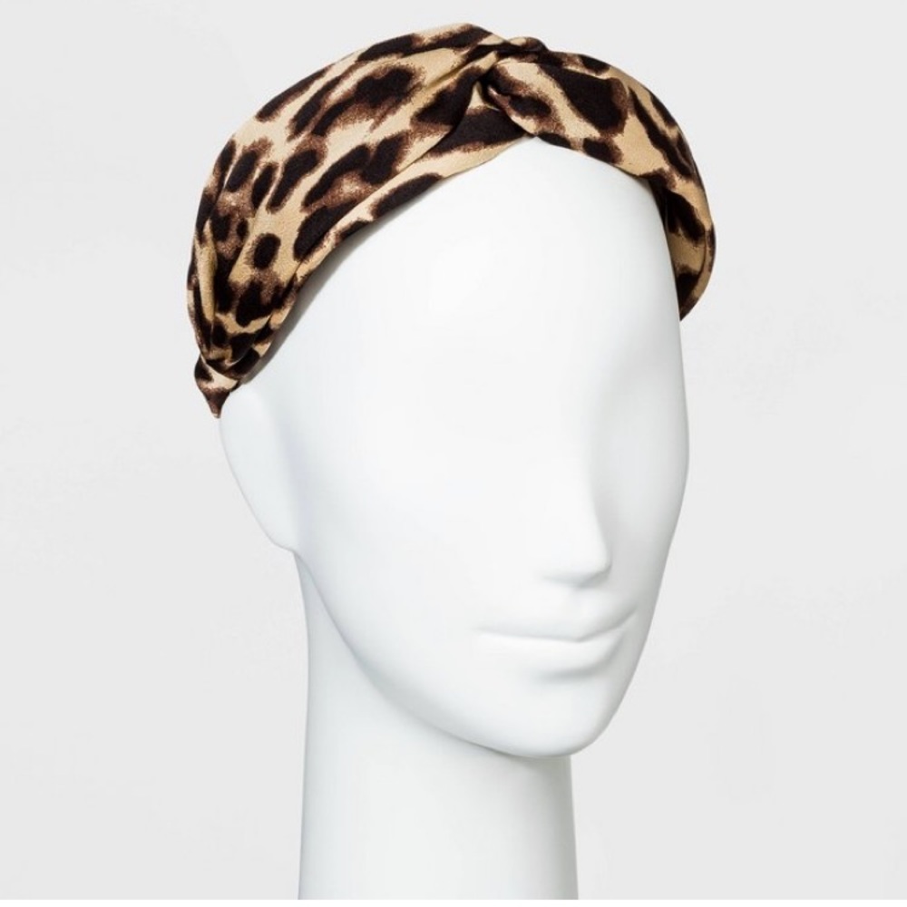 Leopard headband NWOT